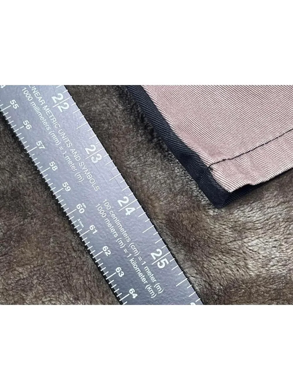 White Sand Men's Casual Cotton Pants Two Toned Tan/Black Size 30-32